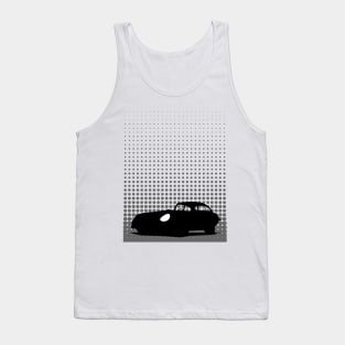 Monochrome Jaguar E-Type Tank Top